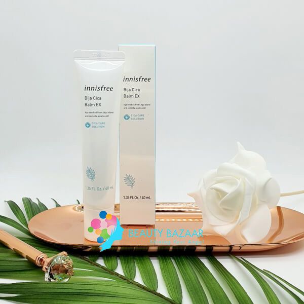 Kem Dưỡng dạng Gel Giảm Mụn, Làm Dịu Da Kích Ứng Innisfree Bija Cica Balm Ex 40ml