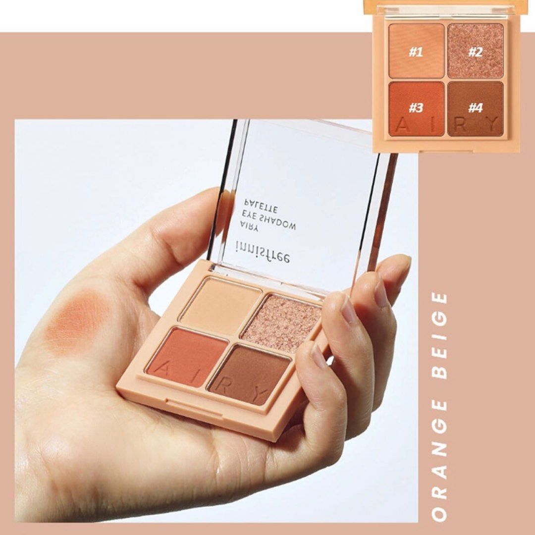 Bảng Phấn Mắt 4 Ô Siêu Mịn Innisfree Airy Eye Shadow Palette 7g