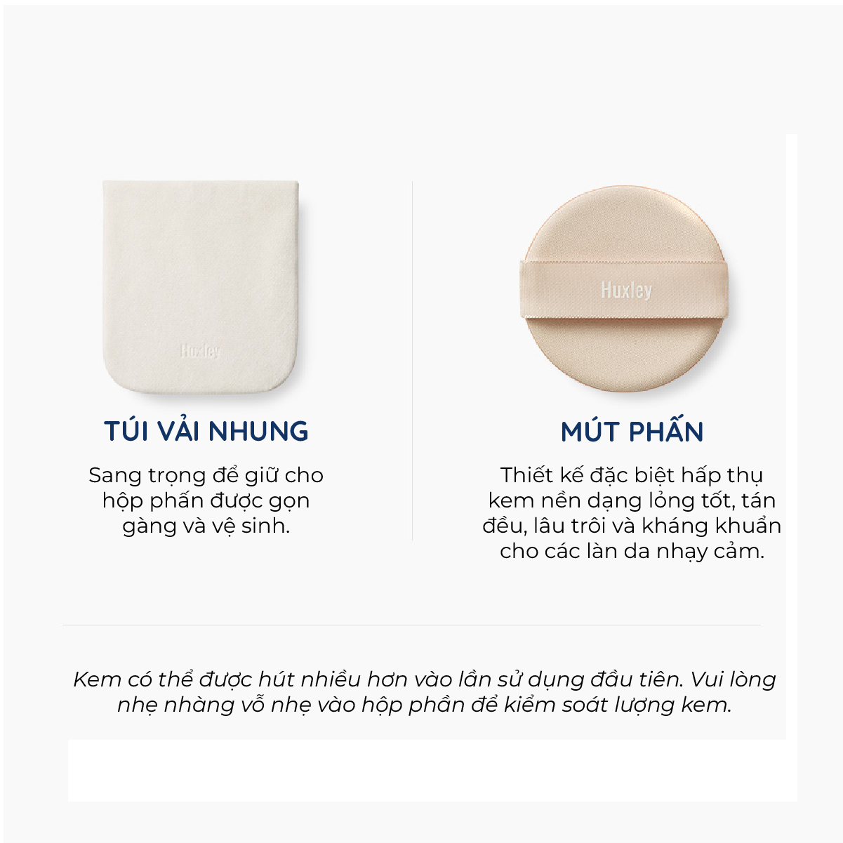 Phấn Nước Trang Điểm Huxley Cover Cushion Own Attitude