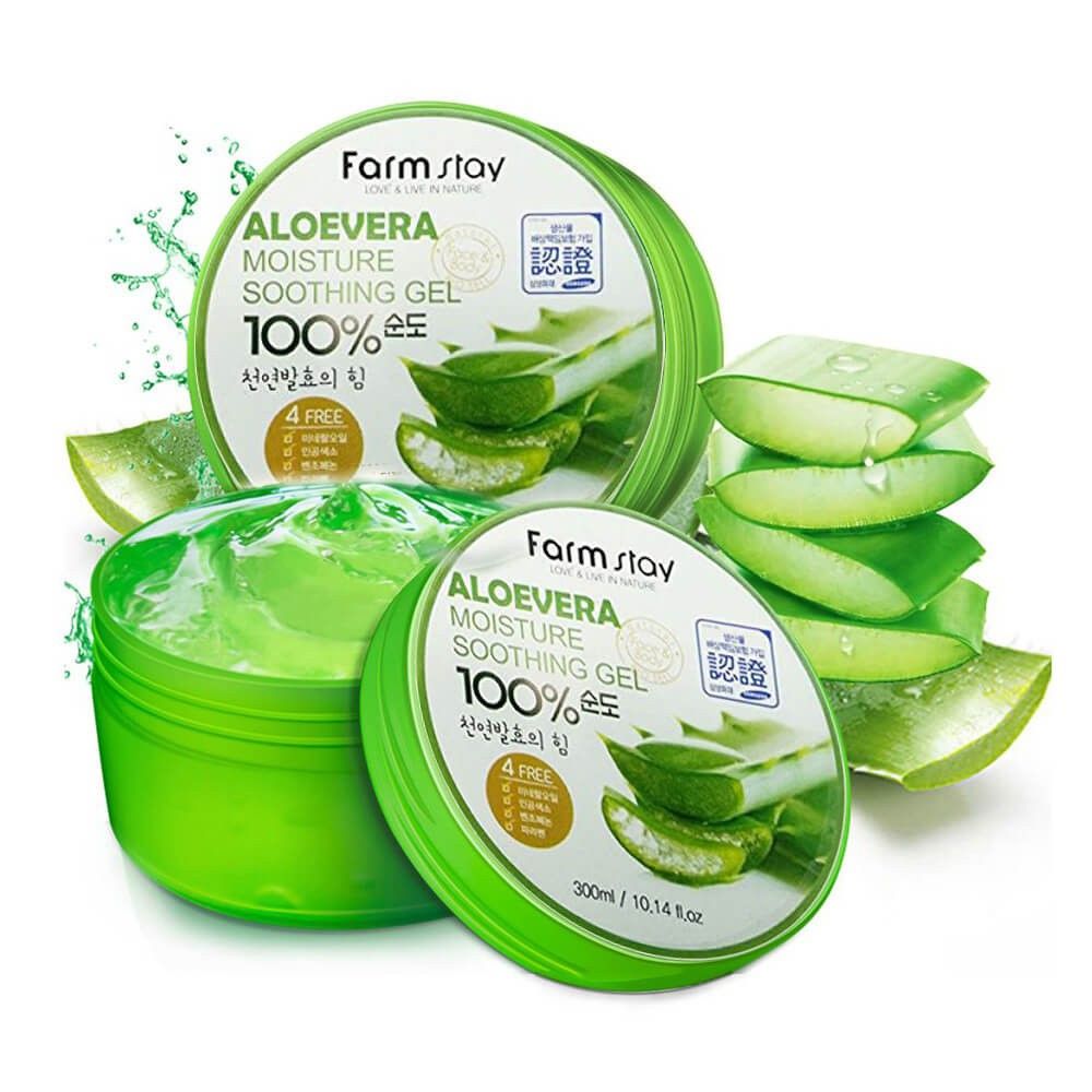 Gel lô hội dưỡng ẩm Nature Republic Soothing & Moisture Aloe Vera 92% gel nha đam - Hàn Quốc 300ml