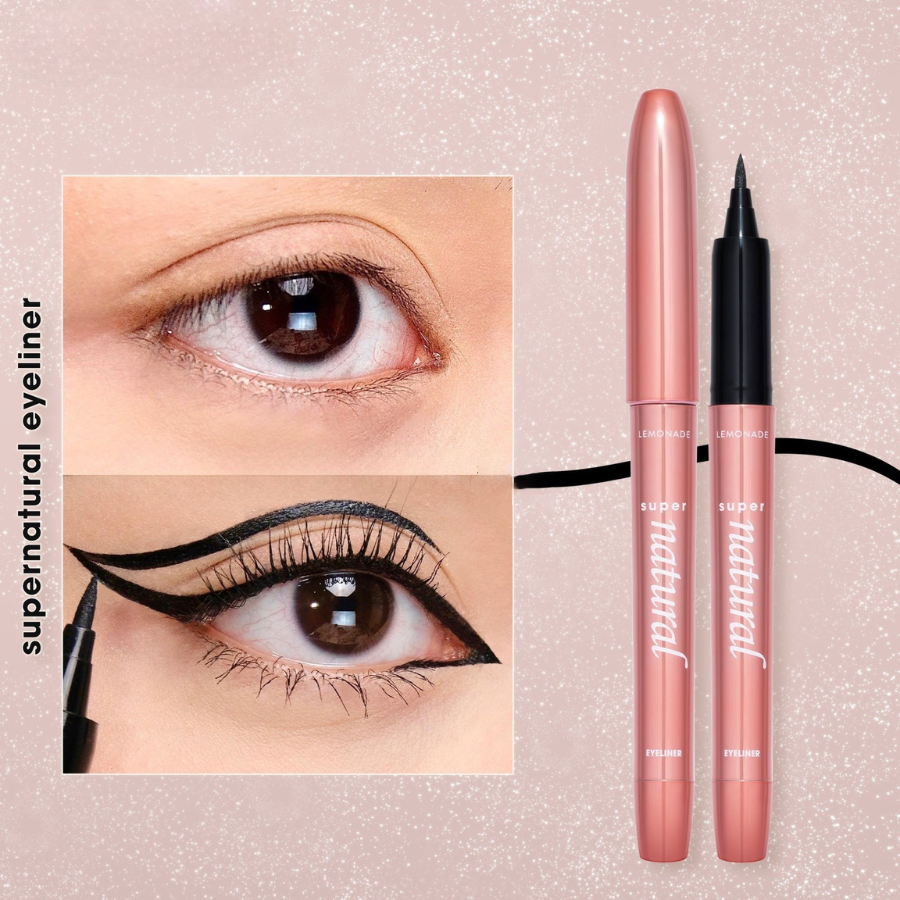 Bút Kẻ Mắt Nước Sắc Nét, Lâu Trôi Lemonade Supernatural Eyeliner Black 1g