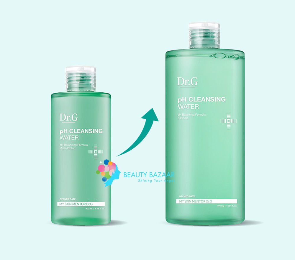 Nước Tẩy Trang Dịu Nhẹ, Làm Sạch Sâu Cho Da Nhạy Cảm Dr.G pH Cleansing Water 490ml