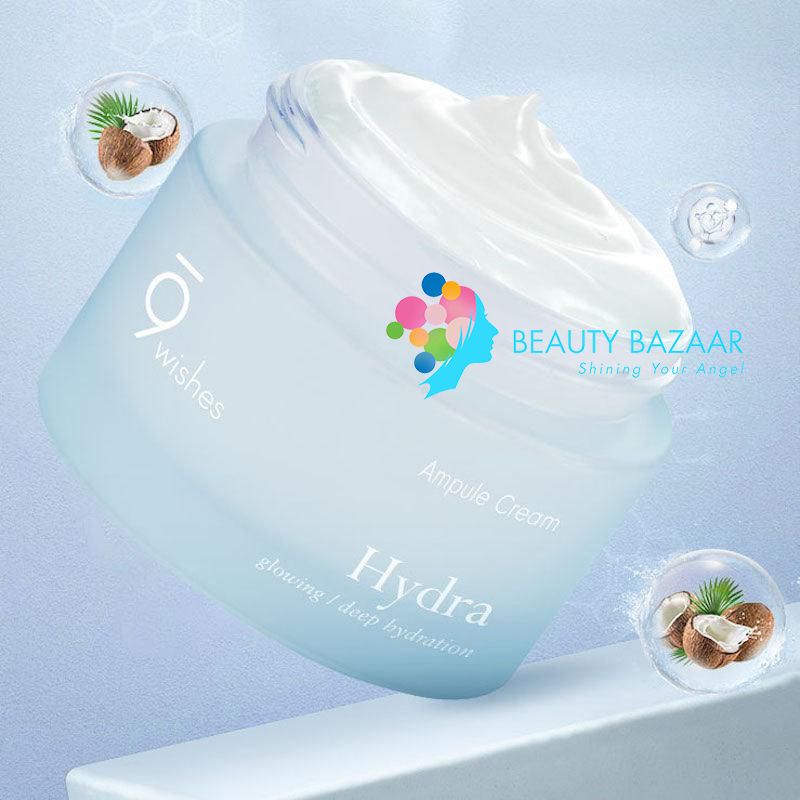 (NEW) Kem Dưỡng Cấp Nước dạng Gel 9Wishes Hydra Ampule Cream 50ml