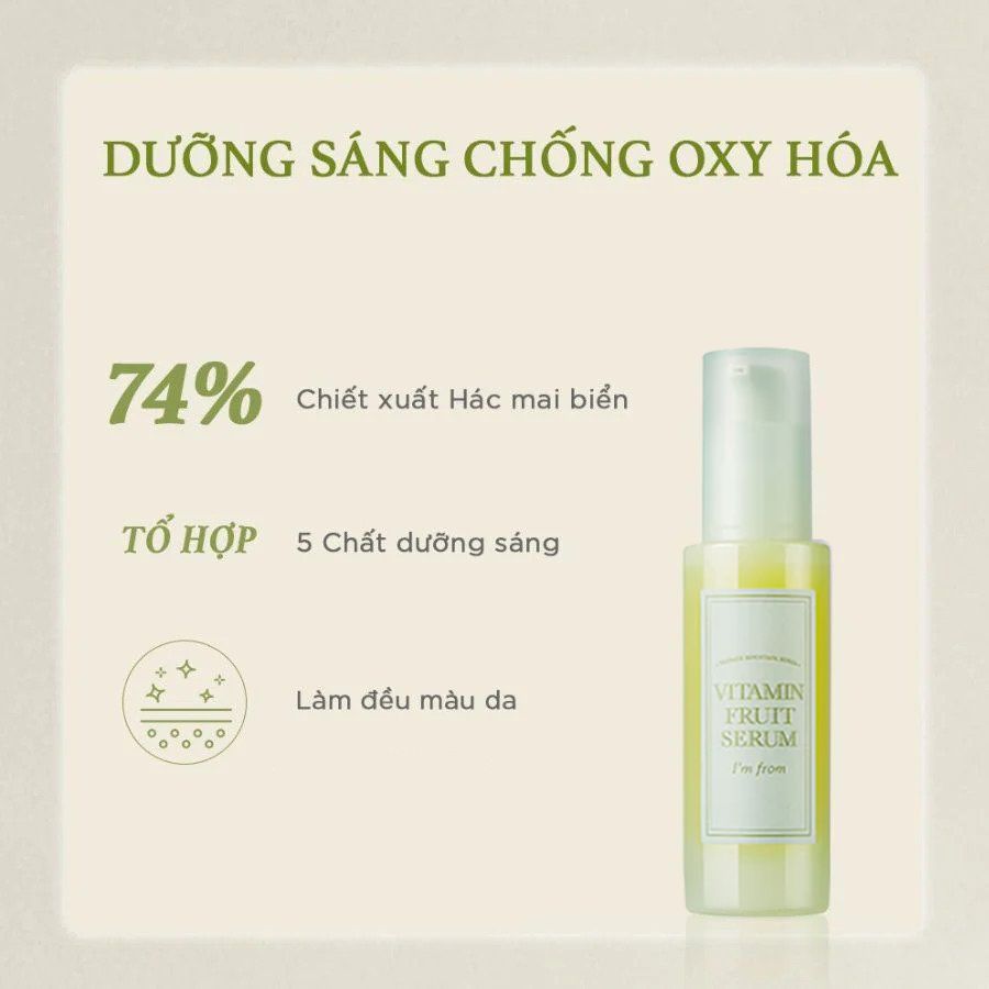 Tinh chất Dưỡng ẩm, Làm Sáng Da I'm From Vitamin Fruit Serum 30ml