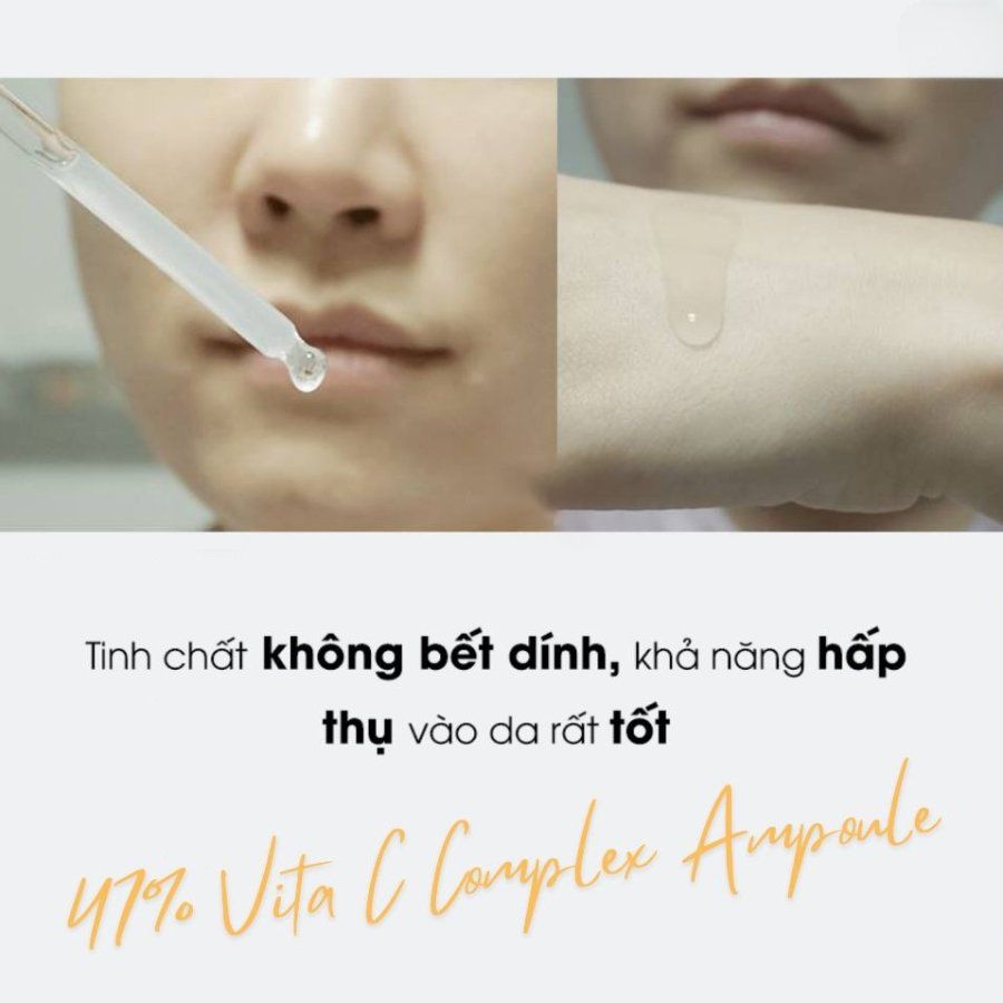 Tinh Chất Dưỡng Trắng Da Histolab 47% Vita C Complex Ampoule Derma Science 50ml