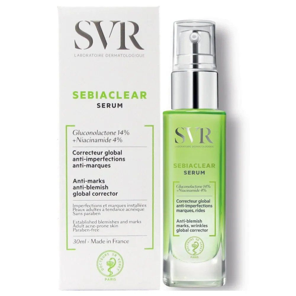 Tinh Chất Giảm Mụn Làm Mờ Thâm Sạm Và Mềm Mịn Da SVR Sebiaclear Serum 30ml
