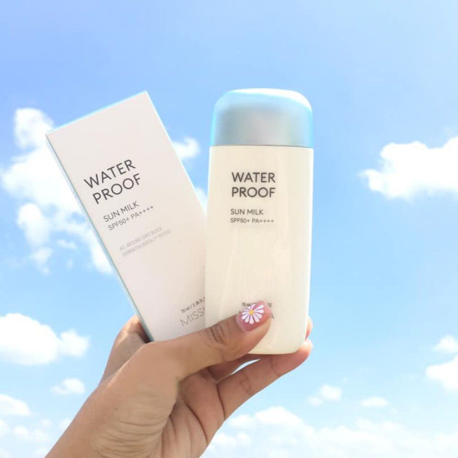 Kem Chống Nắng Chống Nước Missha All Around Safe Block Waterproof Sun Milk 70ml