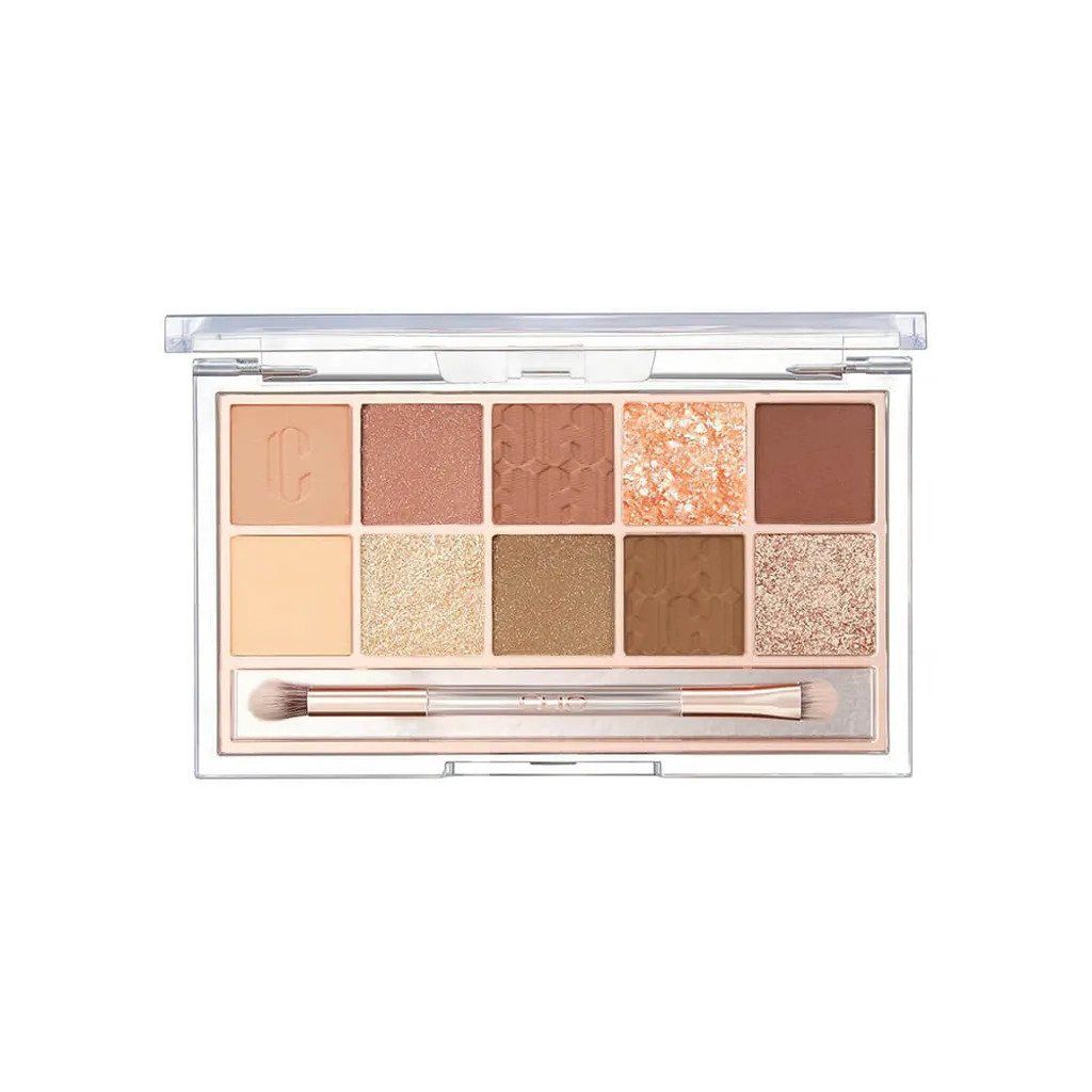 (NEW) Bảng Phấn Mắt Nhũ 10 ô Trang Điểm Mắt Clio Pro Eye Palette 0.6g
