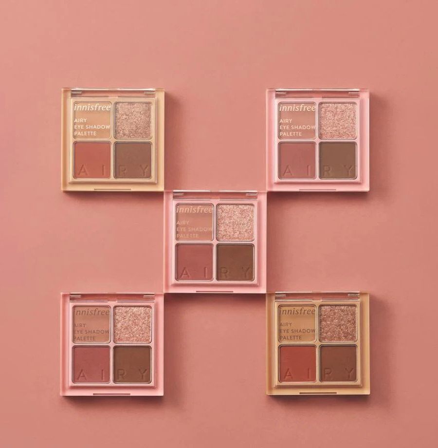 Bảng Phấn Mắt 4 Ô Siêu Mịn Innisfree Airy Eye Shadow Palette 7g