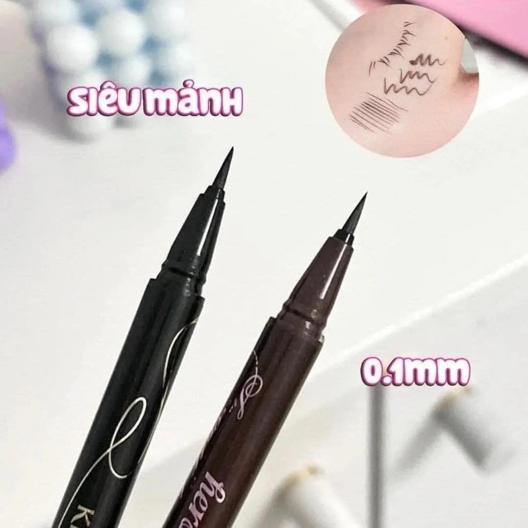 Bút Kẻ Mắt Nước Nét Mảnh, Lâu Trôi Kiss Me Heroine Make Smooth Liquid Eyeliner 0.4ml