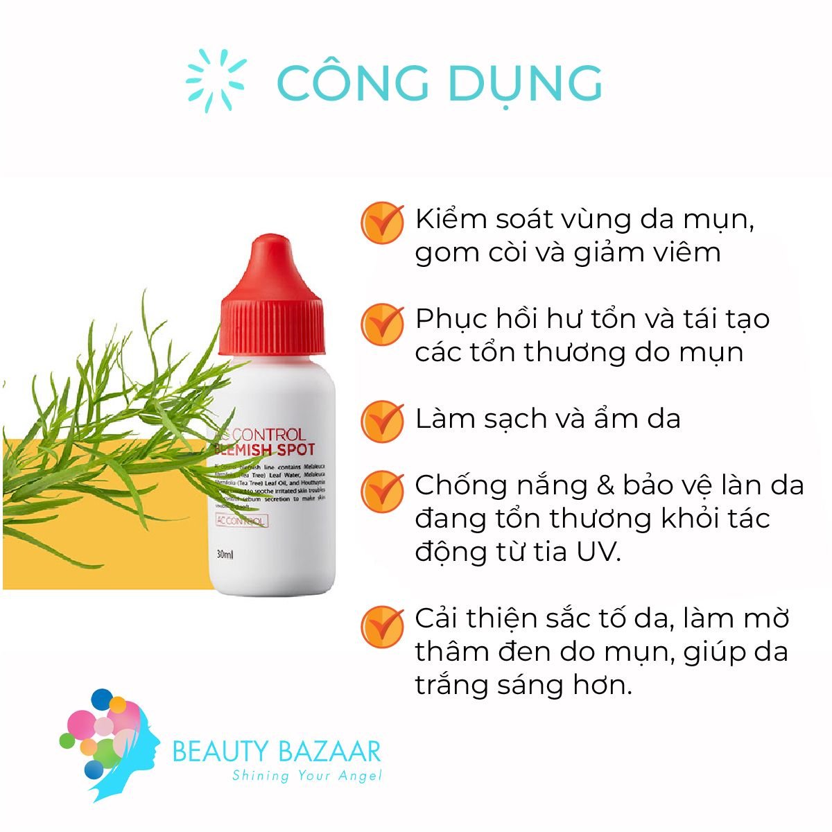 Combo Cho Da Mụn - Dung dịch ức chế mụn & Kem chấm mụn GoodnDoc AC Control Blemish Source & Spot - GDCB1 (1 đánh giá)
