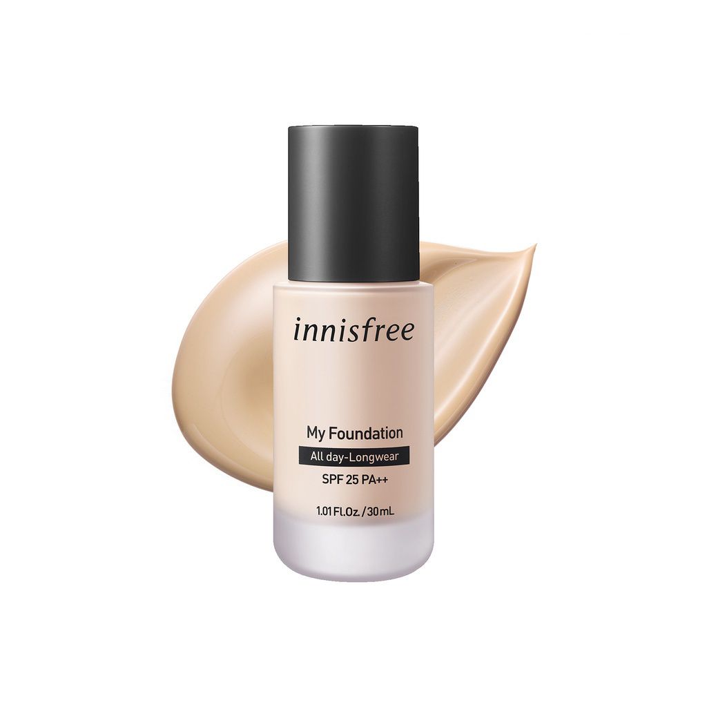 Kem nền kiềm dầu Innisfree My Foundation All day Longwear SPF 25 PA++ 30ml