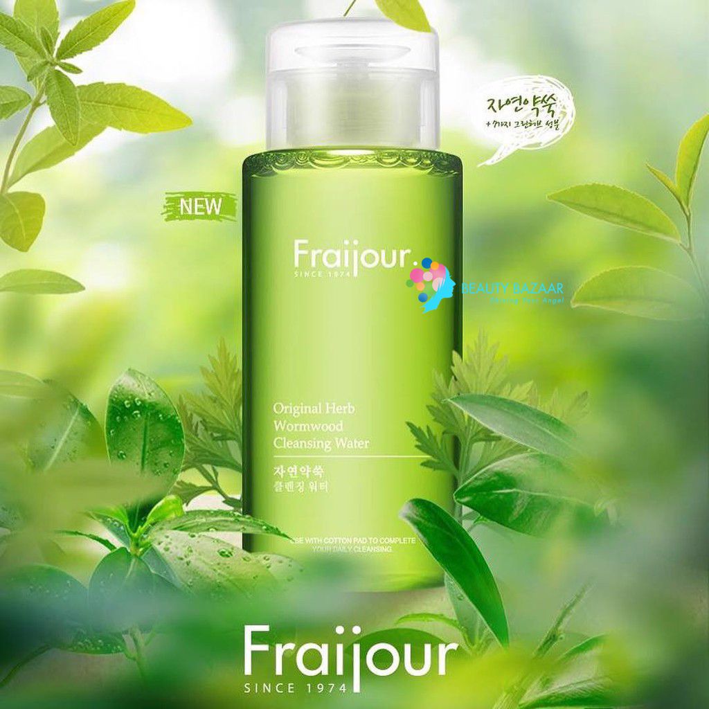 Nước Tẩy Trang Thảo Mộc Fraijour Original Herb Wormwood Cleansing Water 300ml