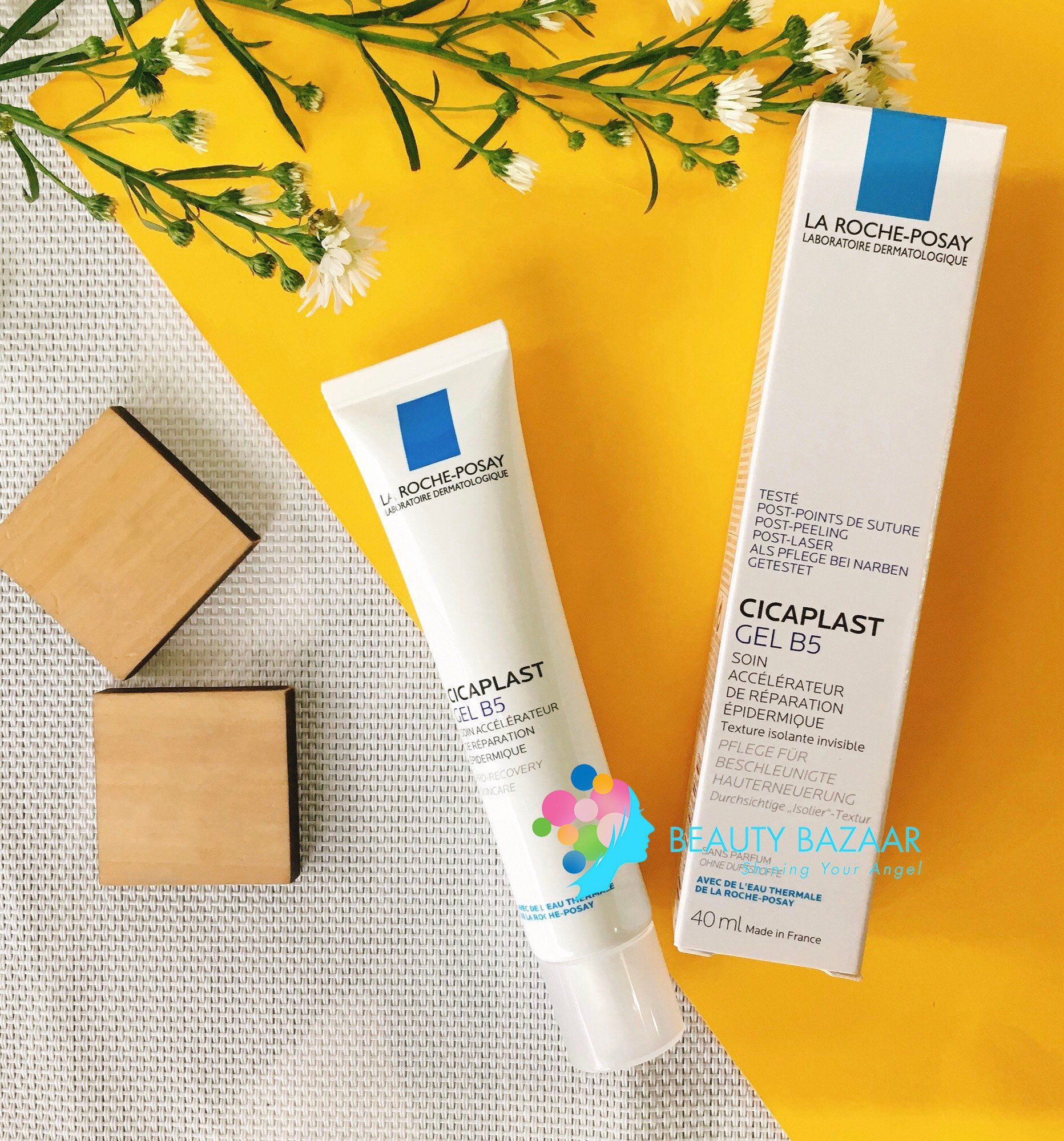 Kem Dưỡng Dạng Gel Phục Hồi Da & Giảm Thâm Mụn La Roche-Posay Cicaplast Gel B5 40ml
