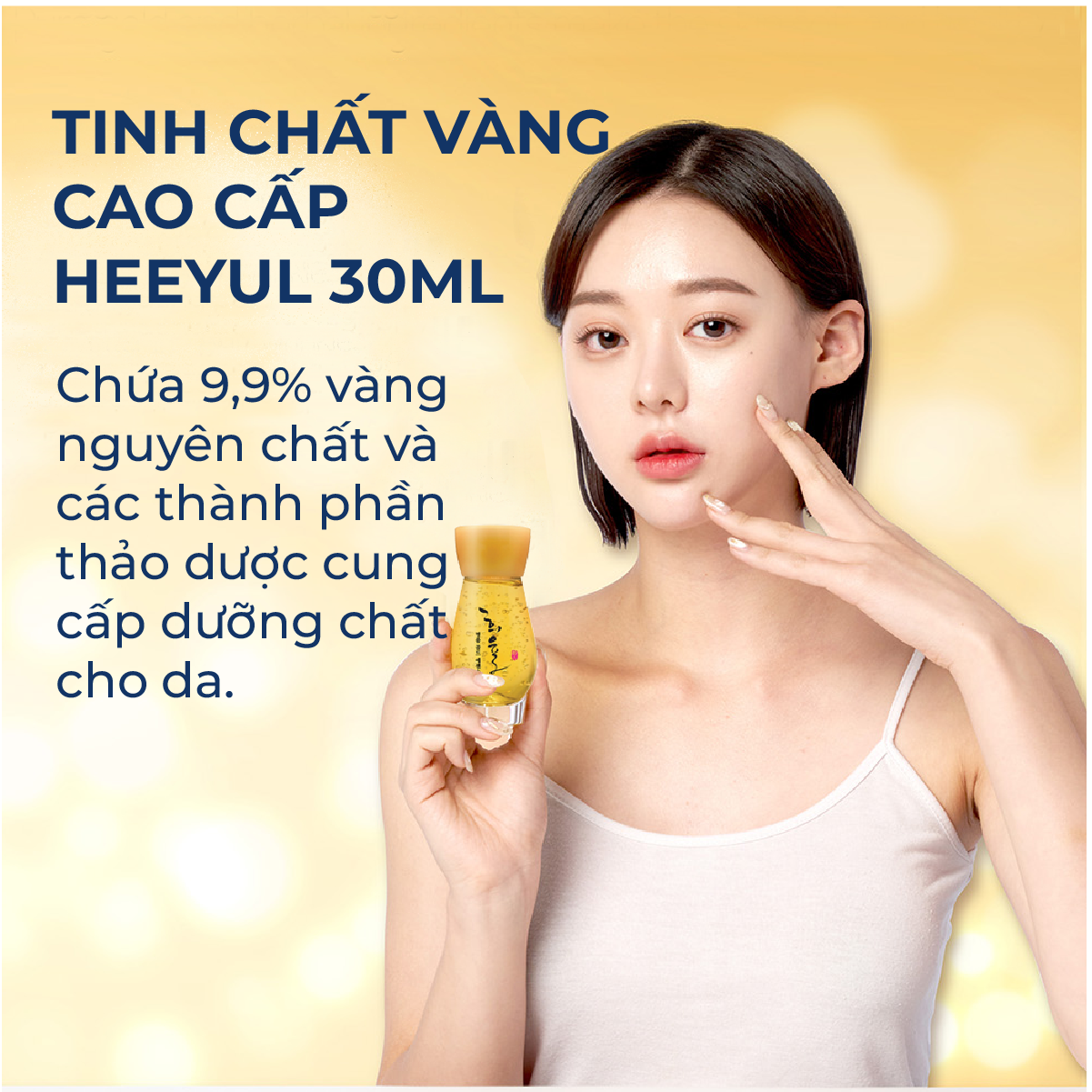 Tinh chất vàng 24K Lebelage Heeyul Gold Premium Essence 30ml