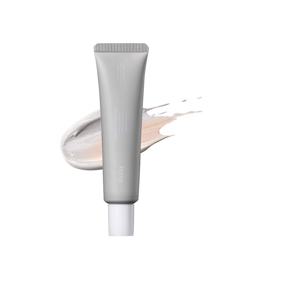 Kem Chống Nắng Thiên Nhiên Nâng Tone Dưỡng Ẩm Huxley Sun Cream SPF50+ PA+++, Huxley Tone Up Sun Safe SPF50+ PA+++ Cho Da Dầu Mụn, Da Khô 35ml
