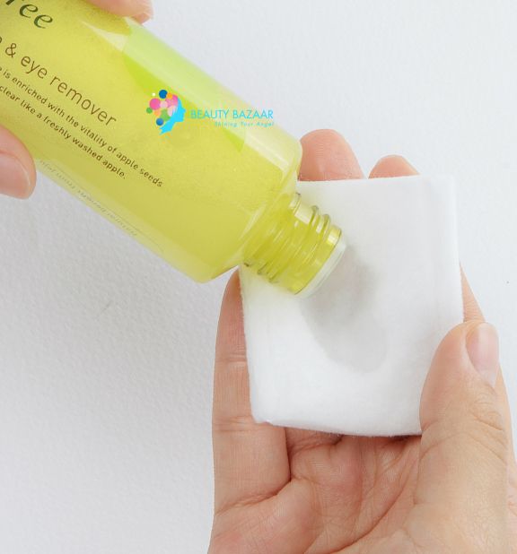 Tẩy trang mắt môi chiết xuất hạt táo xanh Innisfree Apple Seed Lip & Eye Makeup Remover 100ml