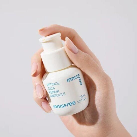 (Mẫu 2023) Tinh Chất Phục Hồi Da Innisfree Retinol Cica Trouble Care + Resurface Repair Ampoule 30ml