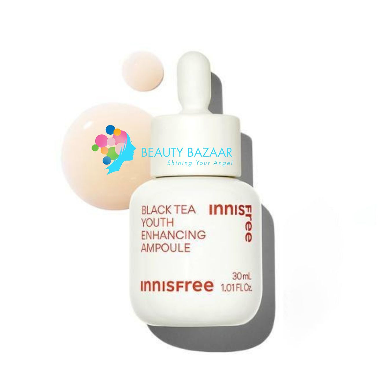 (Mẫu 2023) Tinh Chất Chống Lão Hóa Innisfree Black Tea Youth Enhancing Ampoule 30ml