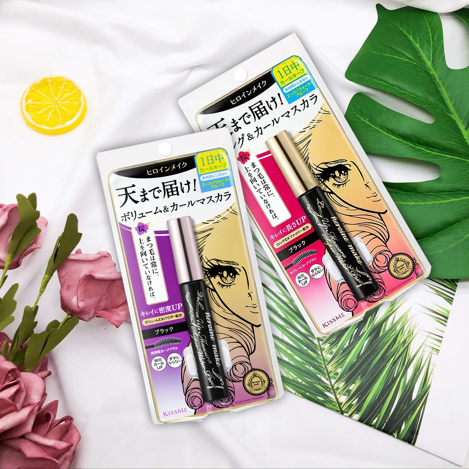 Mascara Làm Dày Mi Cong Tự Nhiên Kiss Me Heroine Make Volume Up Mascara Super Waterproof 6g