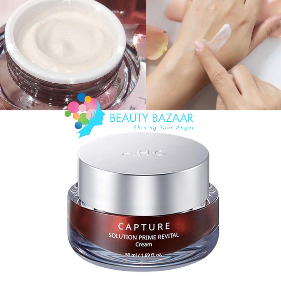(Mẫu mới) Kem Dưỡng Chống Lão Hóa AHC Capture Solution Prime Revital Cream 50ml