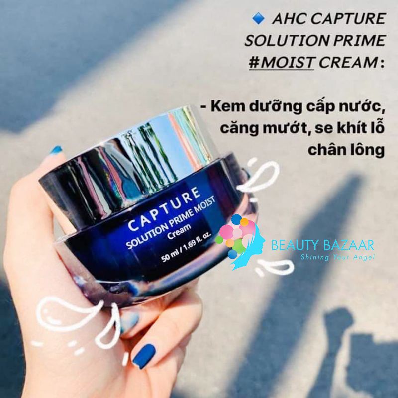 (Mẫu mới) Kem Dưỡng ẩm AHC Capture Solution Prime Moist Cream 50ml