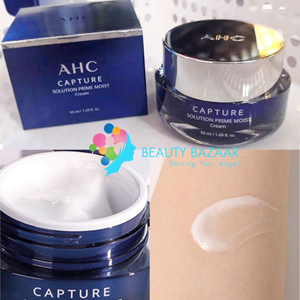 (Mẫu mới) Kem Dưỡng ẩm AHC Capture Solution Prime Moist Cream 50ml