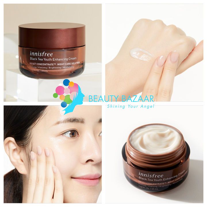 Kem dưỡng chống lão hóa Innisfree Black Tea Youth Enhancing Cream 45ml