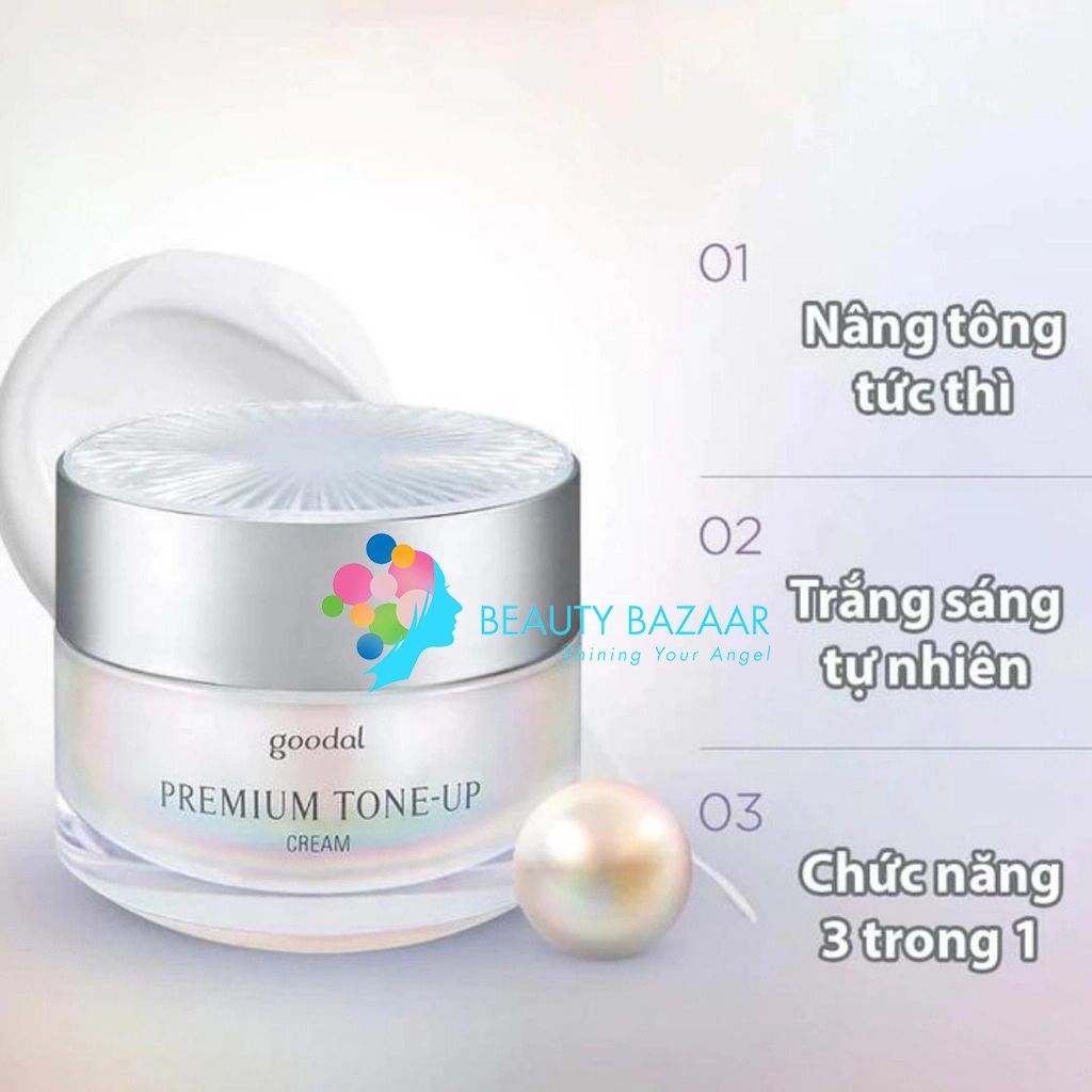 (Mẫu mới) Kem Dưỡng Trắng Chiết Xuất Ốc Sên Goodal Premium Snail Tone Up Cream 30ml