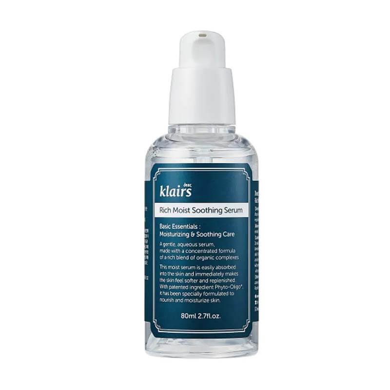 Tinh chất cấp ẩm sâu làm mềm da Klairs Rich Moist Soothing Serum 80mL