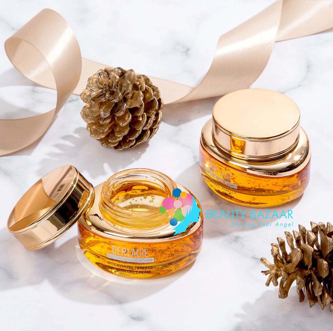 Gel Dưỡng ẩm Derladie Witch Hazel Perfect Vitamin Gel Cream 55ml