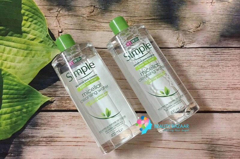 Nước Tẩy Trang Sạch Sâu Trang Điểm Simple Micellar Cleansing Water 200ml