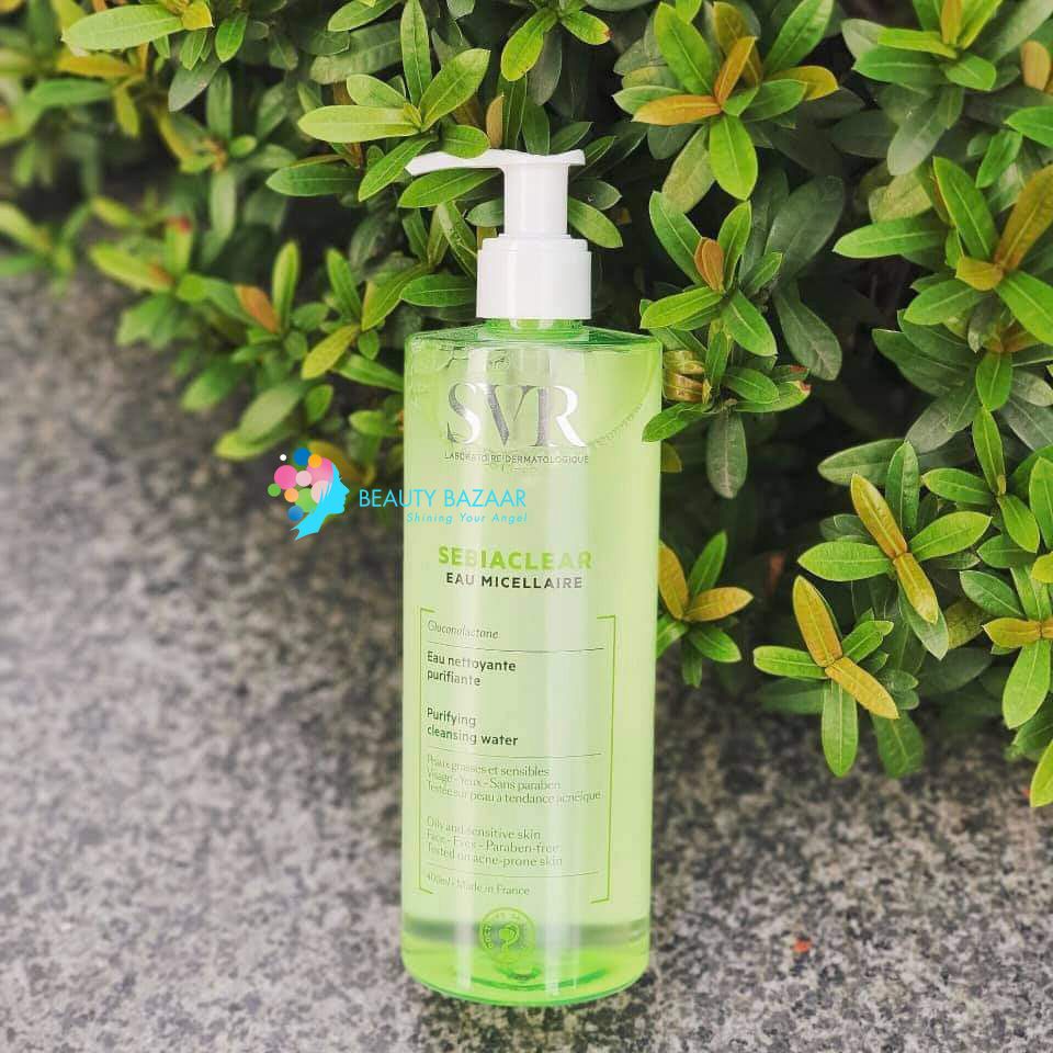 Nước Tẩy Trang Làm Sạch Da Dành Cho Da Dầu Mụn SVR Sebiaclear Eau Micellaire 400ml