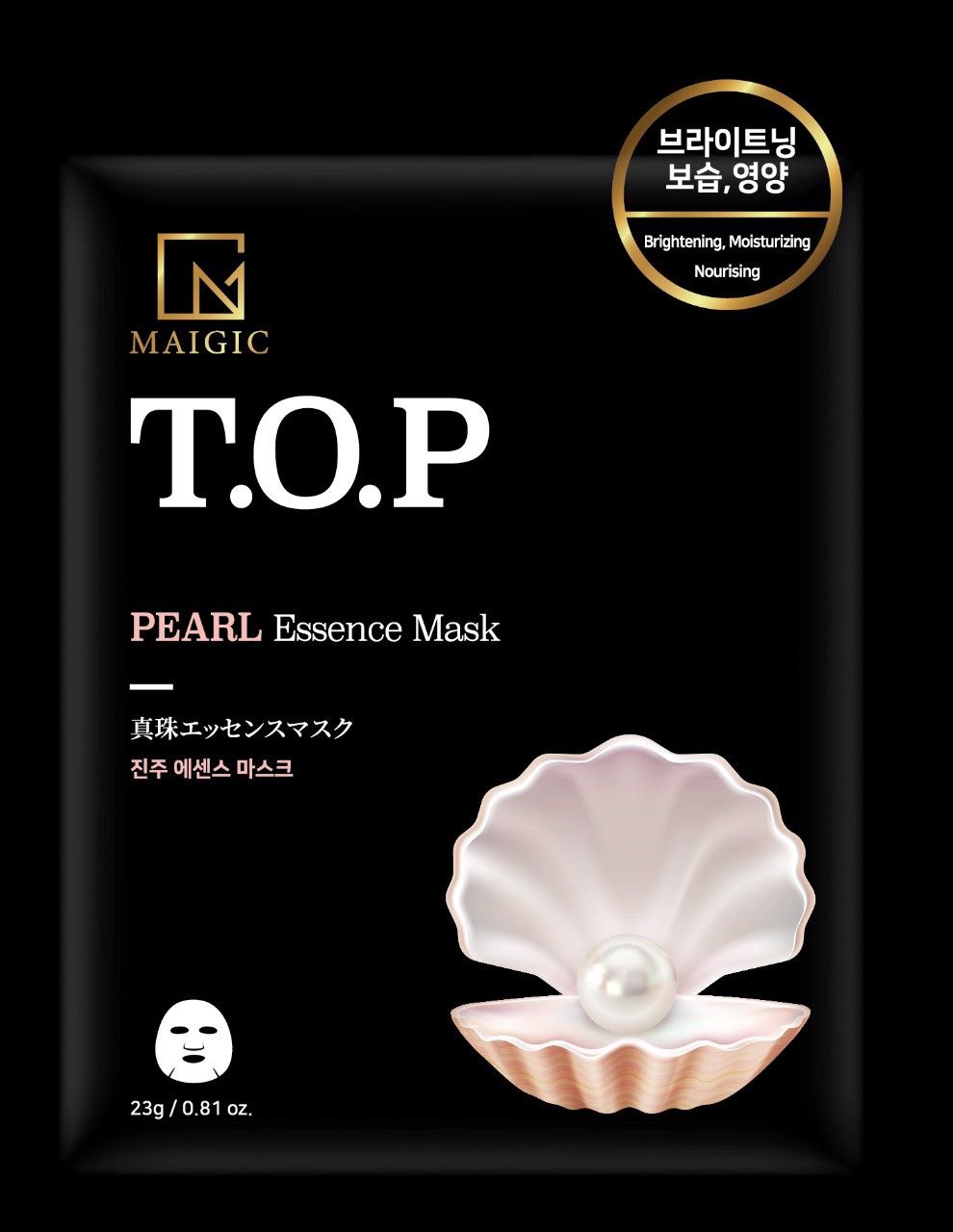 Mặt nạ giấy dưỡng ẩm, trắng da, phục hồi da Maigic T.O.P Essence Mask - Hàn Quốc