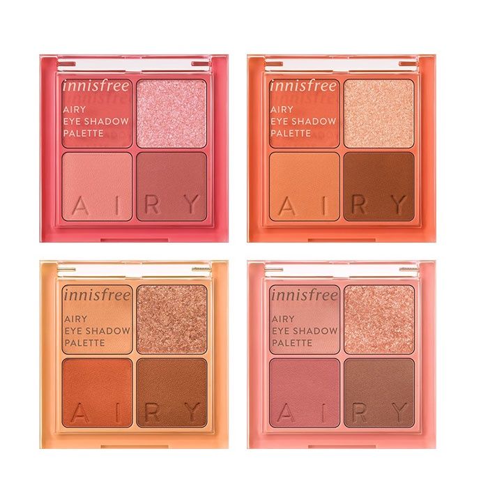 Bảng Phấn Mắt 4 Ô Siêu Mịn Innisfree Airy Eye Shadow Palette 7g