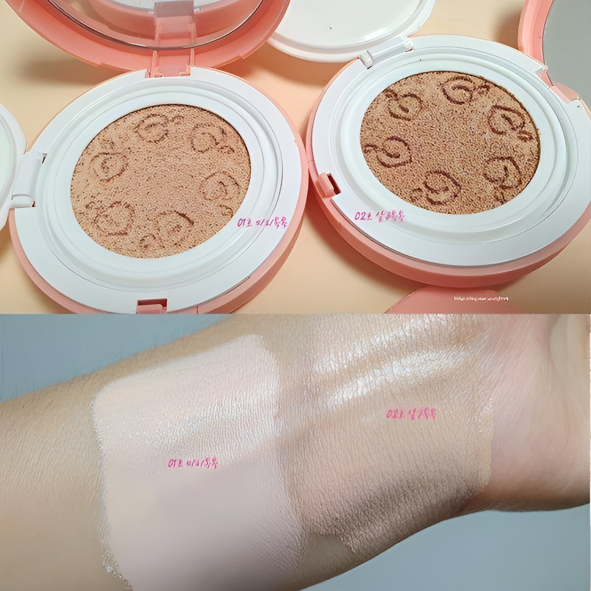 Phấn Nước Che Phủ Tốt Black Rouge Peach Cover Velvet Cushion SPF 50+ / PA++++