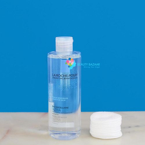 Nước Tẩy Trang Sạch Sâu La Roche-Posay Micellar Water - Peaux Reactive Skin 400ml (Xanh biển)