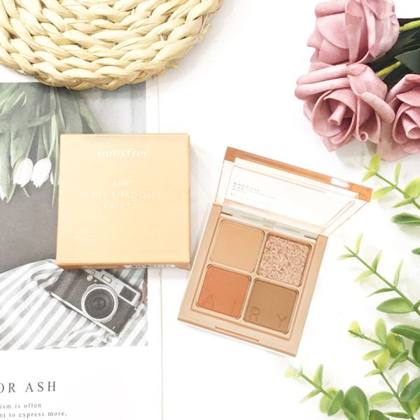 Bảng Phấn Mắt 4 Ô Siêu Mịn Innisfree Airy Eye Shadow Palette 7g