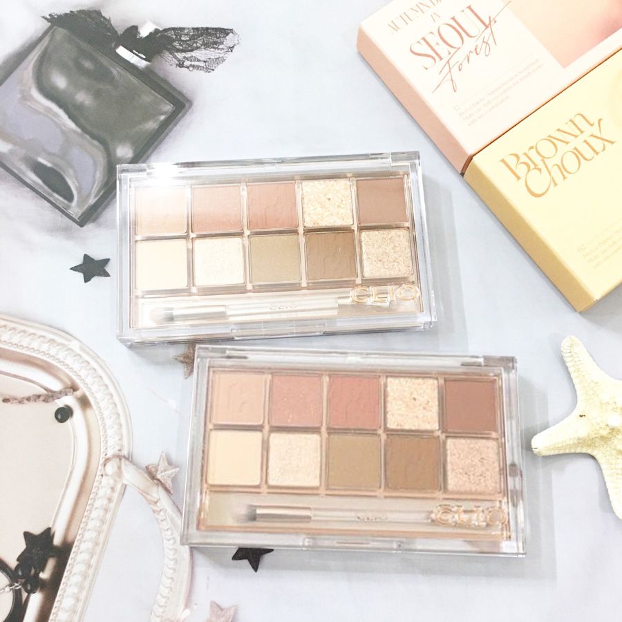 (NEW) Bảng Phấn Mắt Nhũ 10 ô Trang Điểm Mắt Clio Pro Eye Palette 0.6g