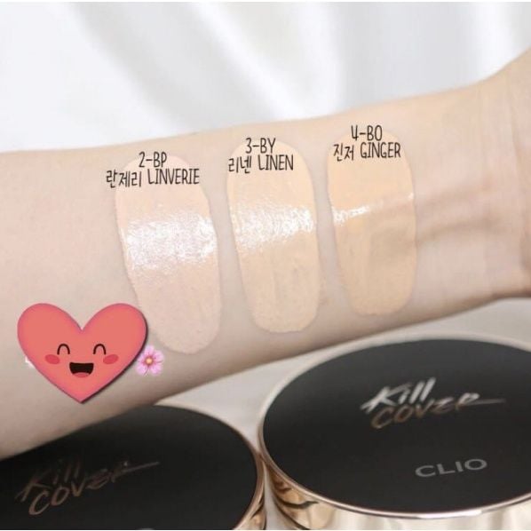 (Kèm lõi) Phấn nước Kiềm Dầu Clio Kill Cover Fixer Cushion SPF50+ PA+++ (LIMITED)