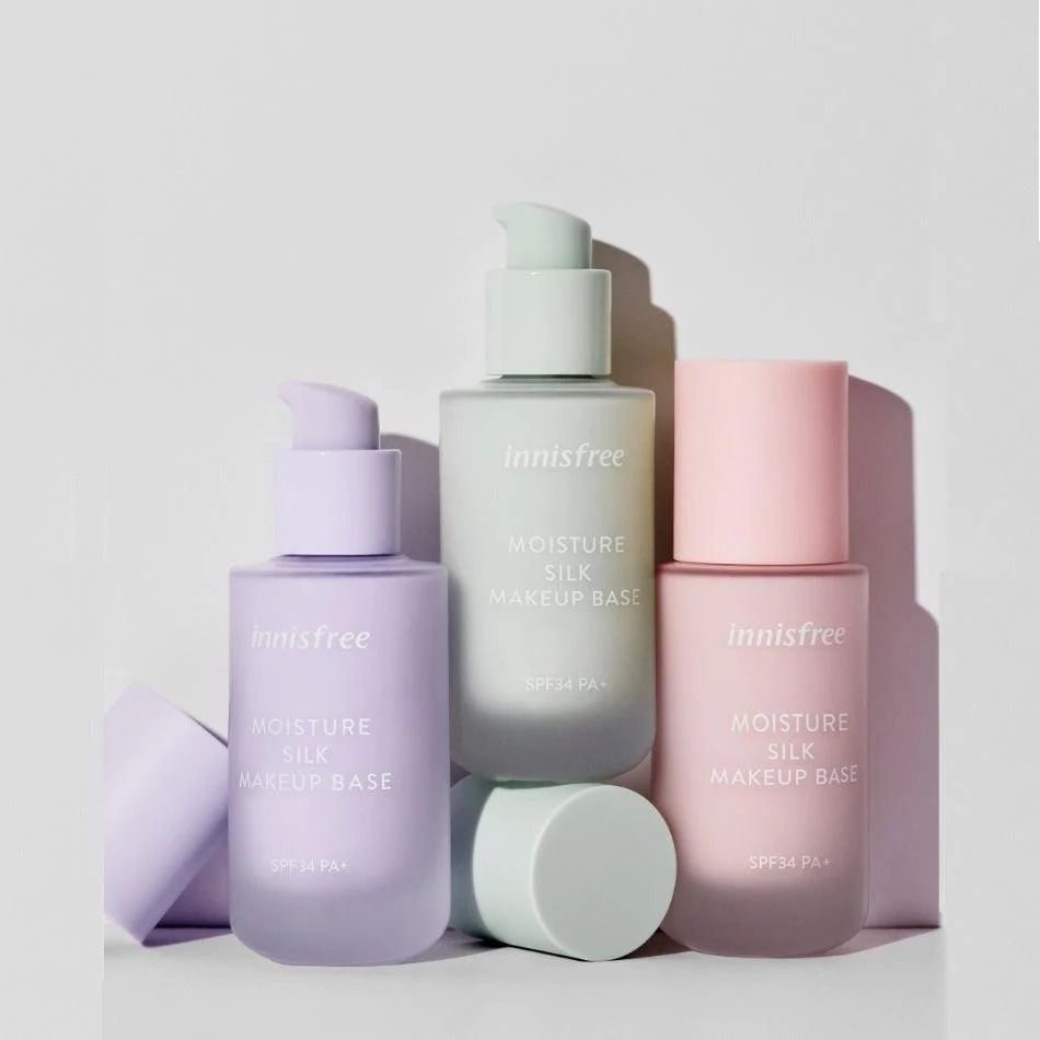 Kem lót trang điểm dưỡng ẩm Innisfree Moisture Silk Make Up Base SPF34 PA+ 30ml