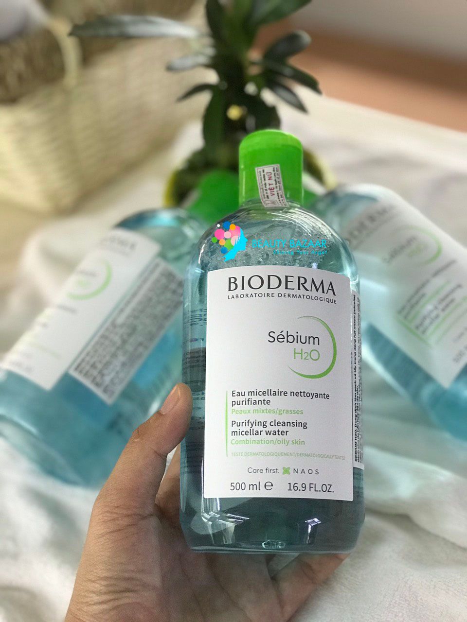 Nước Tẩy Trang Sạch Sâu Bioderma Sébium H2O 500ml