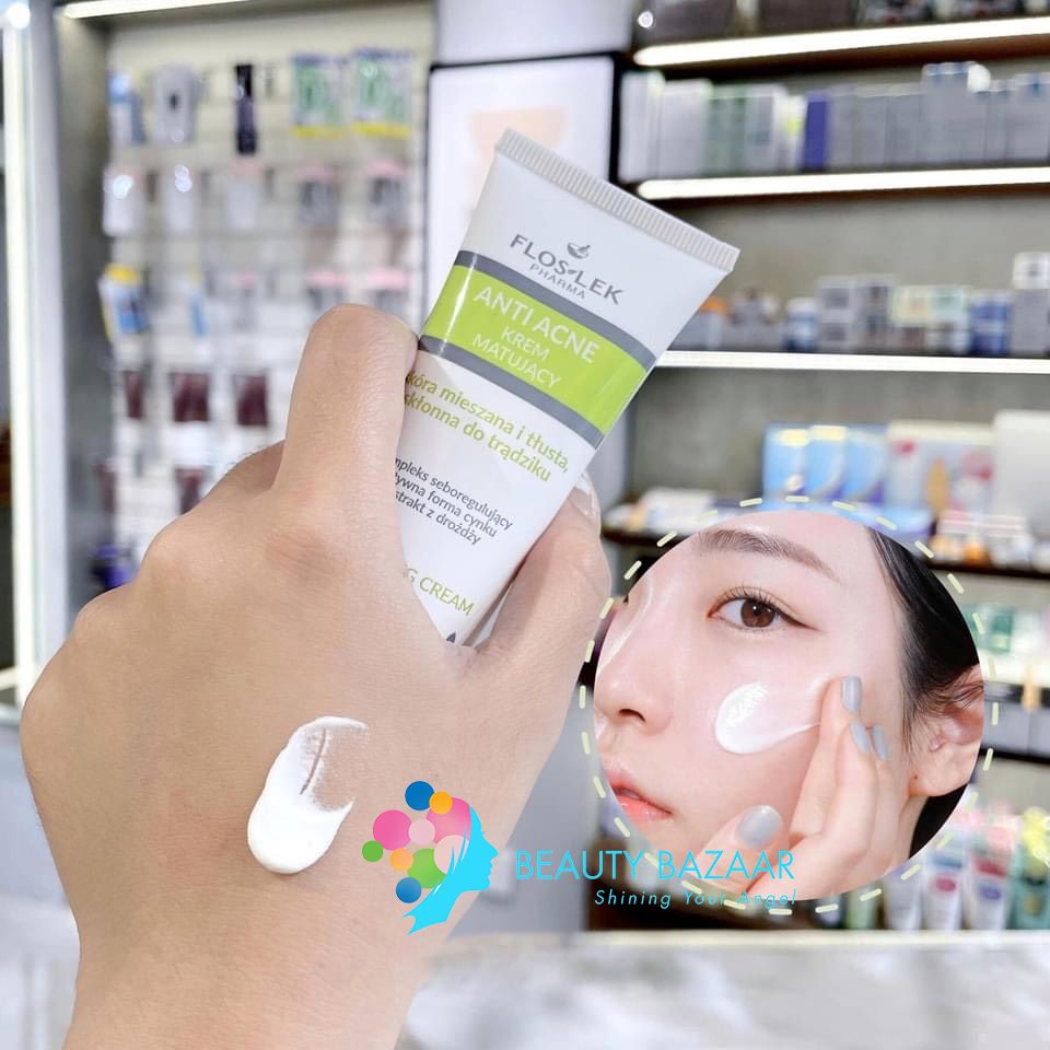 Kem Dưỡng ẩm, Kiểm Soát Dầu Nhờn Floslek Pharma Anti Acne Mattifying Cream 50ml