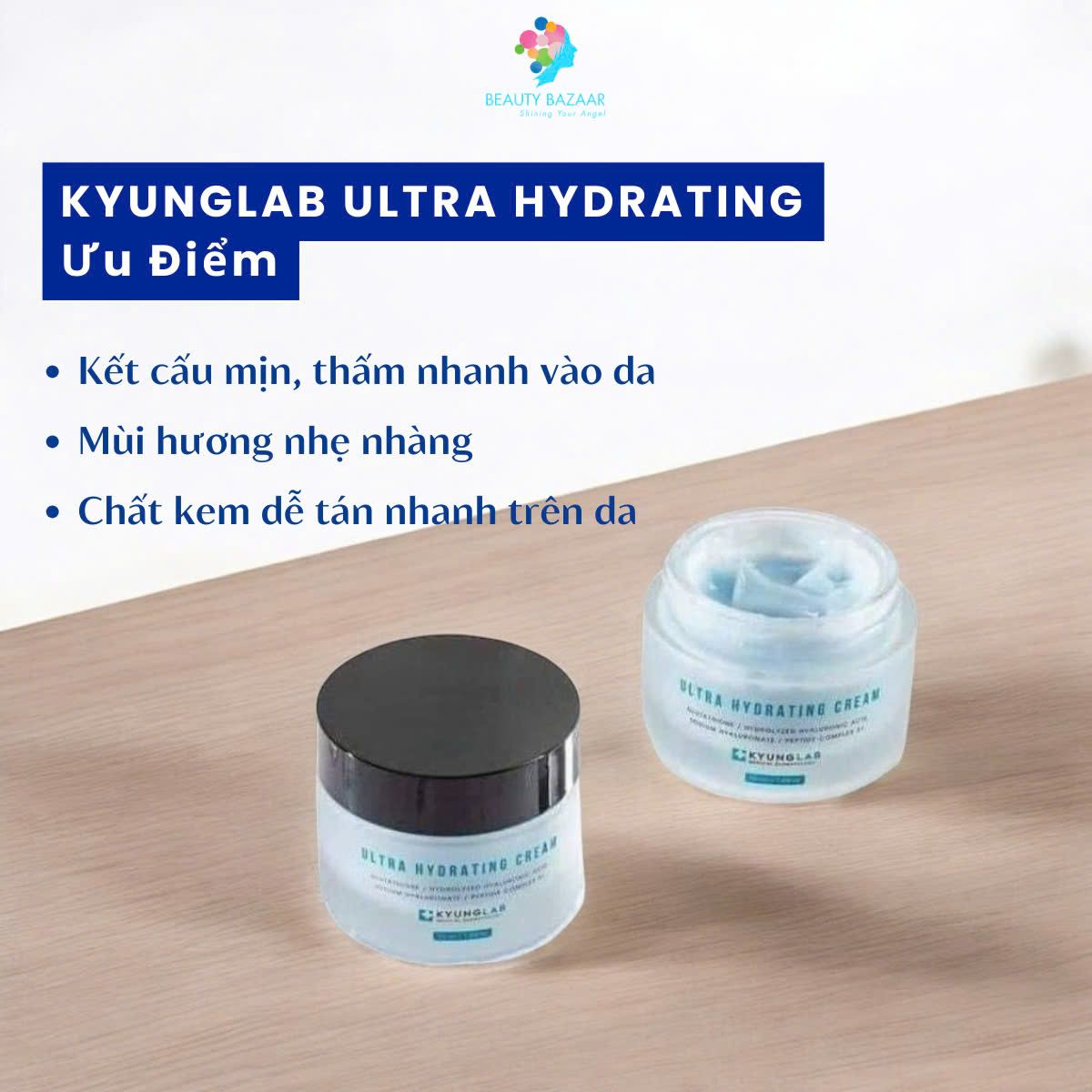 Kem dưỡng KyungLab Ultra Hydrating chống lão hóa, cấp ẩm phục hồi trẻ hoá da 50ml Hàn Quốc