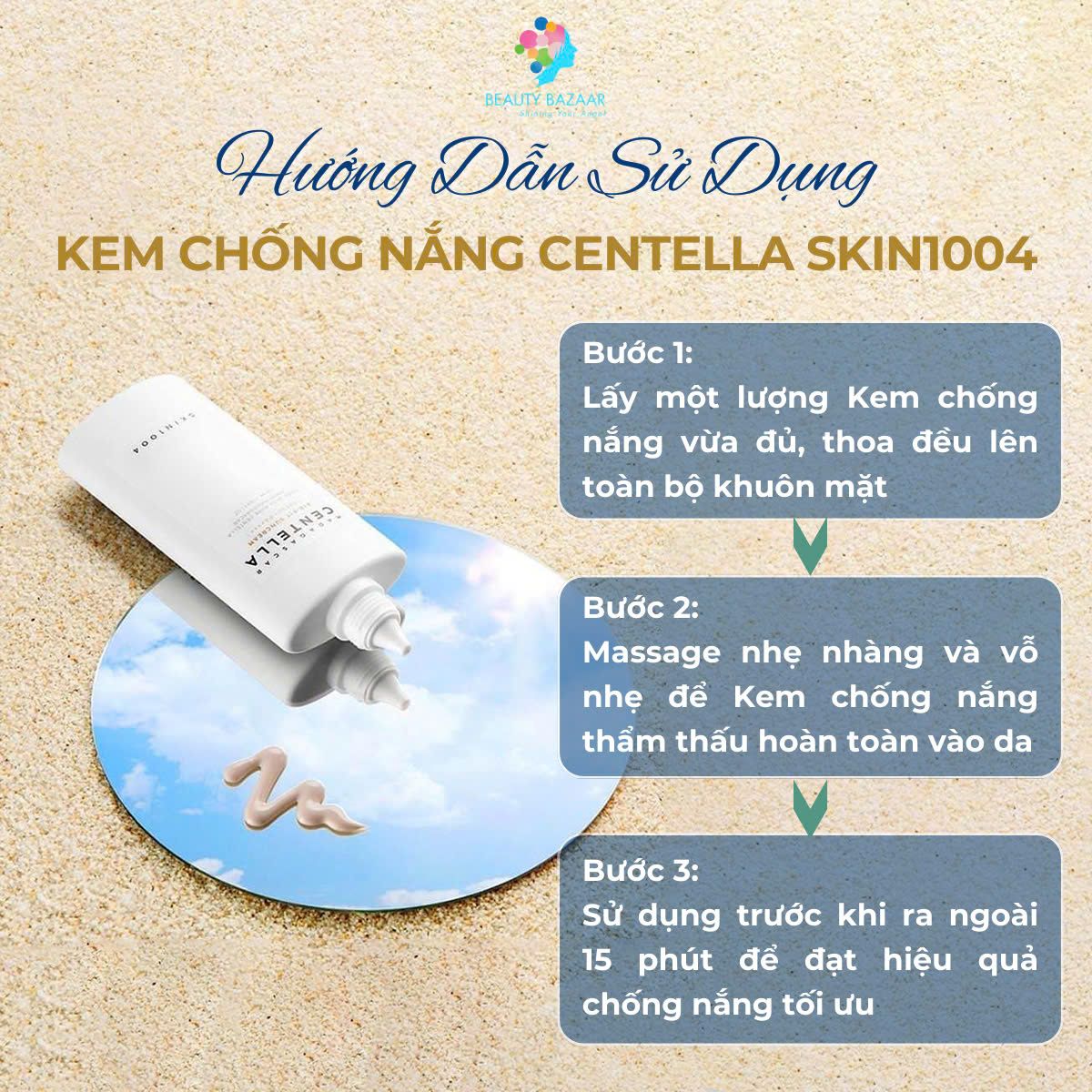 Kem chống nắng centella Skin1004 Madagascar Centella Air-Fit Sun cream Plus SPF50+ PA++++ chính hãng Hàn Quốc