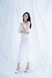  LINEN LONG SKIRT 