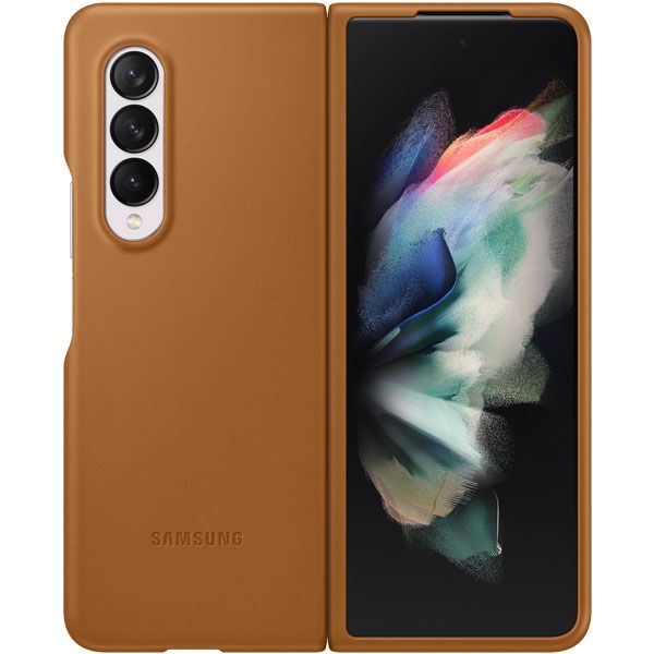 Ốp lưng Samsung Z Fold 3 Leather Case