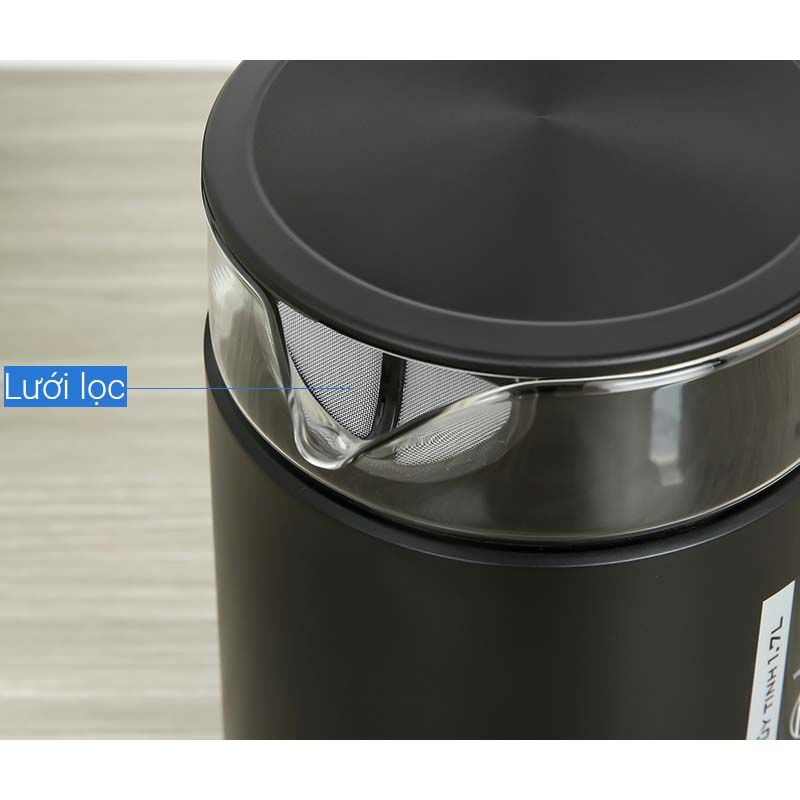 Ấm đun Siêu tốc thủy tinh 1.7 lít Sunhouse SHD1330