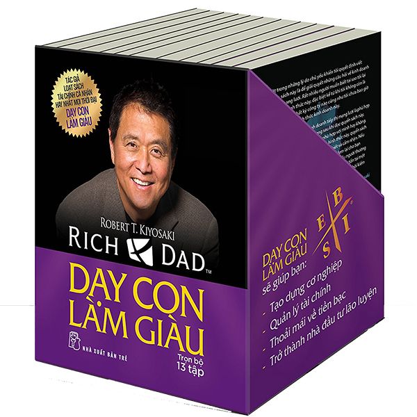 Combo 13 Cuốn Sách Việt nam Combo Trọn Bộ 13 Quyển Dạy Con Làm Giàu (Cha Giàu Cha Nghèo