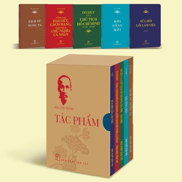 Boxset Di Sản Hồ Chí Minh - Tác Phẩm (Khổ Nhỏ) (Bộ 5 Cuốn) - Hồ Chí Minh